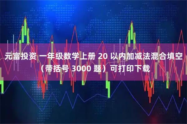 元富投资 一年级数学上册 20 以内加减法混合填空(带括号 3000 题)可打印下载