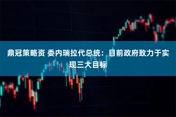 鼎冠策略资 委内瑞拉代总统:目前政府致力于实现三大目标