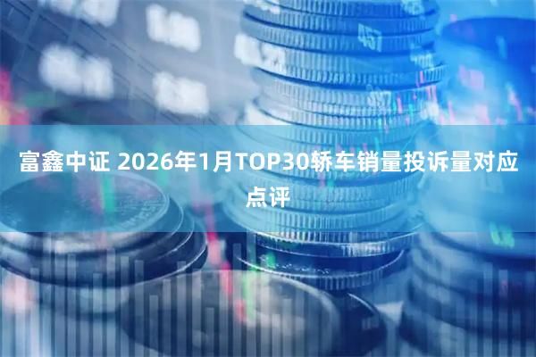 富鑫中证 2026年1月TOP30轿车销量投诉量对应点评